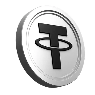 Coin graphic of Tether USDT in the platform information section